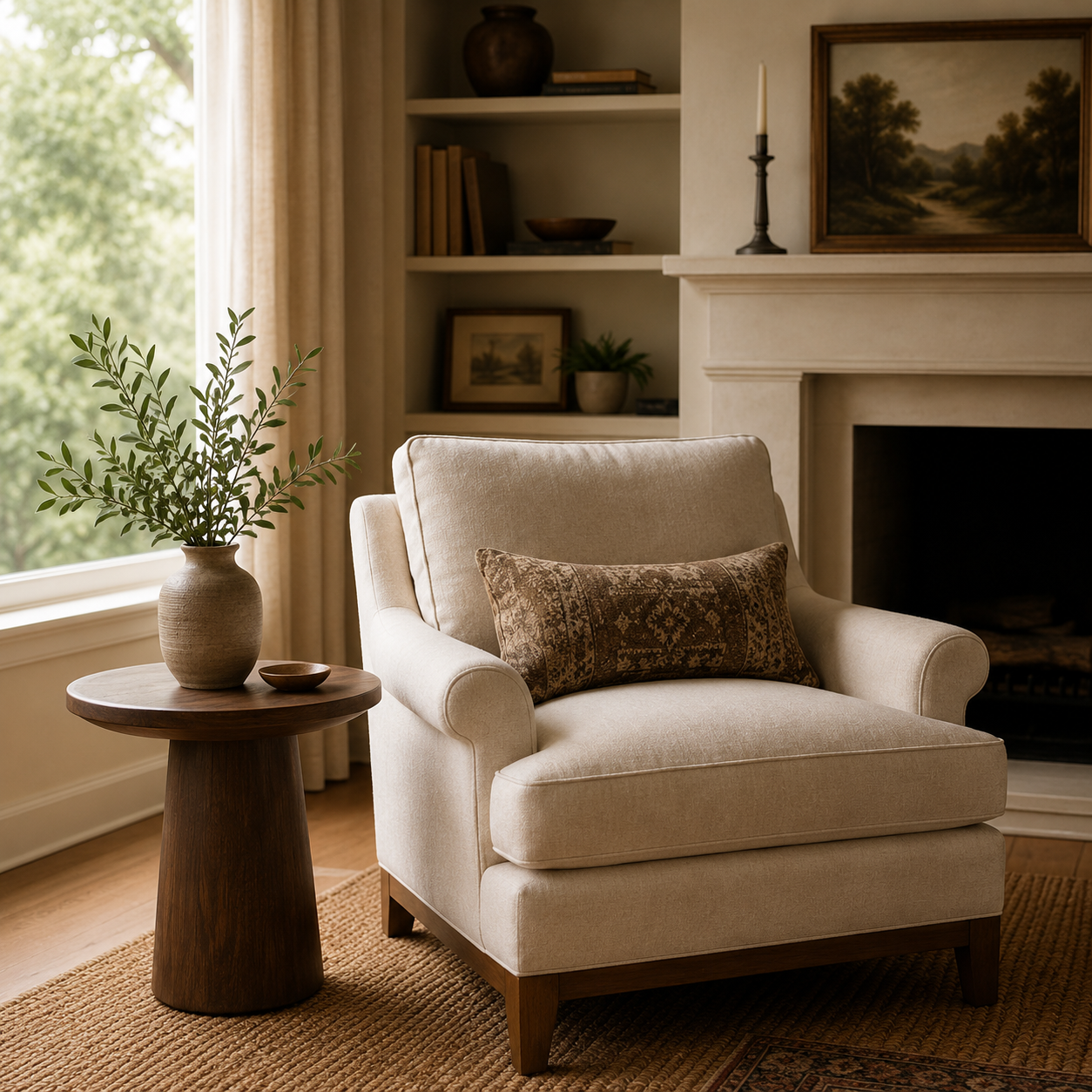 Modern Upholstered Living Room Accent Chair | Premium Custom Lounge Chair | 3A Homes