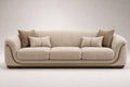 Luxe Curved 3-Seater Sofa | Premium Upholstered Designer Sofa for Modern Living Rooms